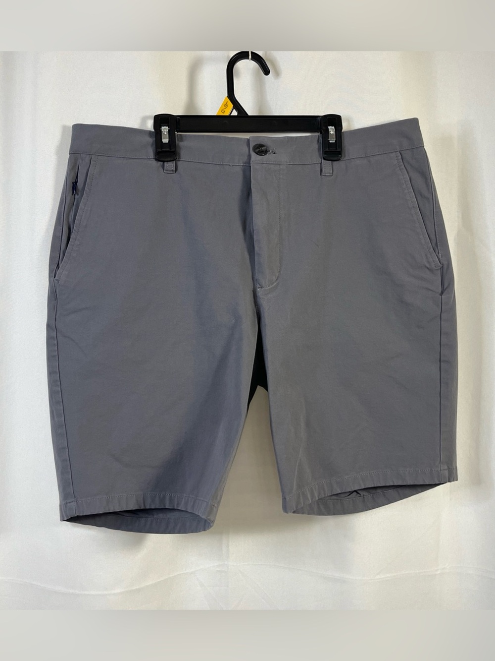 Bonobos Mens Shorts Standard 9 Inch 35 Gray Chino Stretch Golf Summer